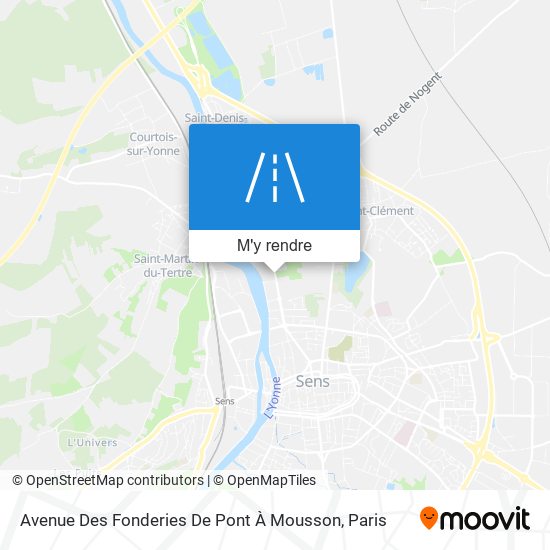 Avenue Des Fonderies De Pont À Mousson plan