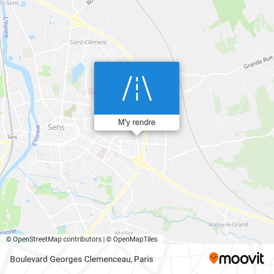 Boulevard Georges Clemenceau plan