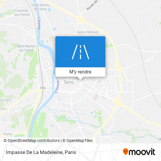 Impasse De La Madeleine plan