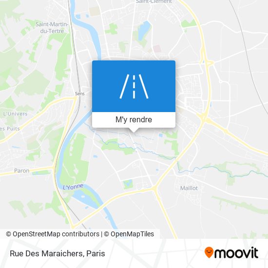 Rue Des Maraichers plan