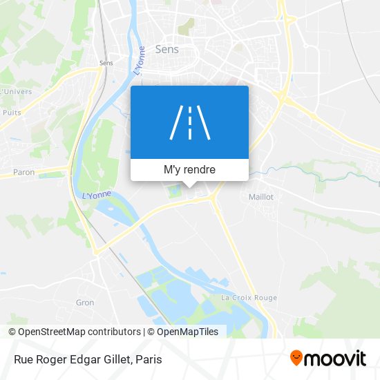 Rue Roger Edgar Gillet plan