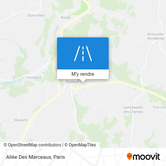 Allée Des Marceaux plan