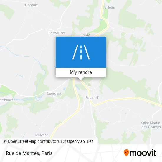Rue de Mantes plan