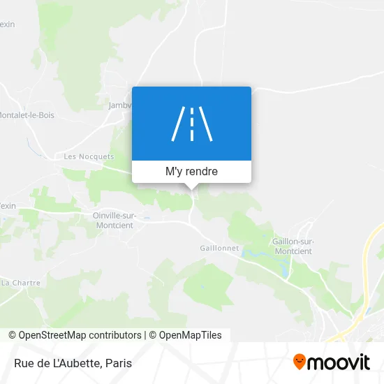 Rue de L'Aubette plan