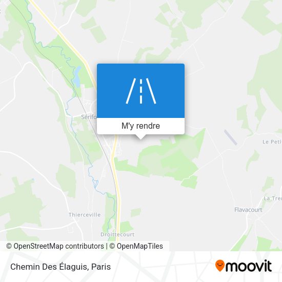 Chemin Des Élaguis plan