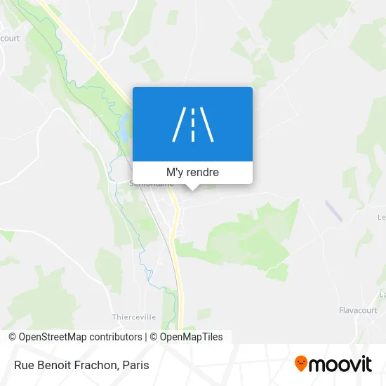 Rue Benoit Frachon plan