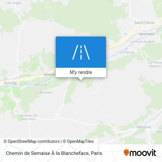 Chemin de Semaise À la Blancheface plan