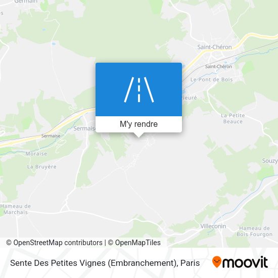 Sente Des Petites Vignes (Embranchement) plan