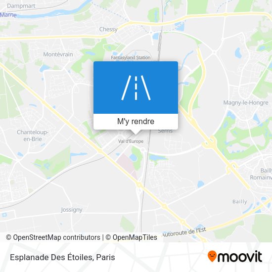 Esplanade Des Étoiles plan