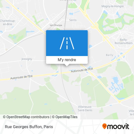 Rue Georges Buffon plan