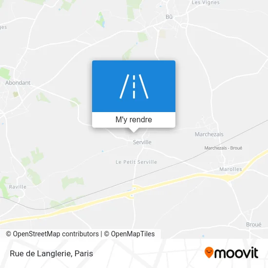 Rue de Langlerie plan