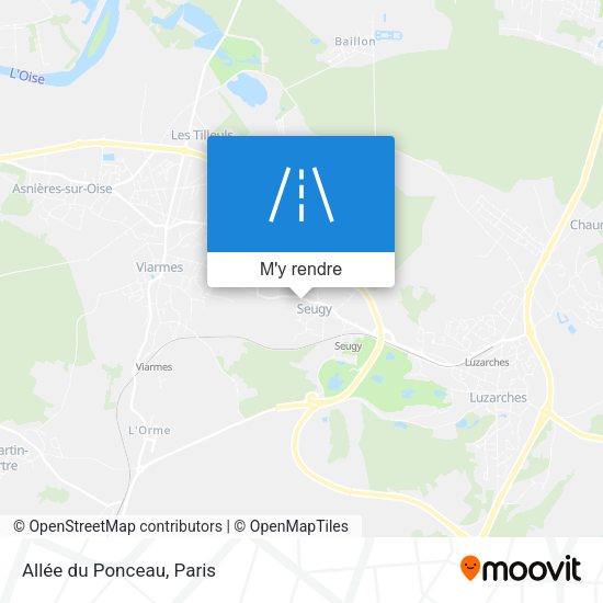 Allée du Ponceau plan