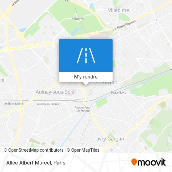 Allée Albert Marcel plan