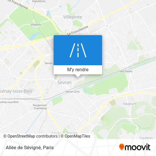 Allée de Sévigné plan
