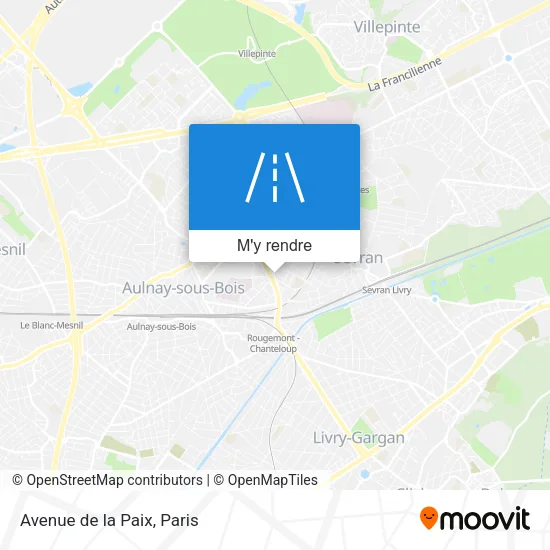 Avenue de la Paix plan