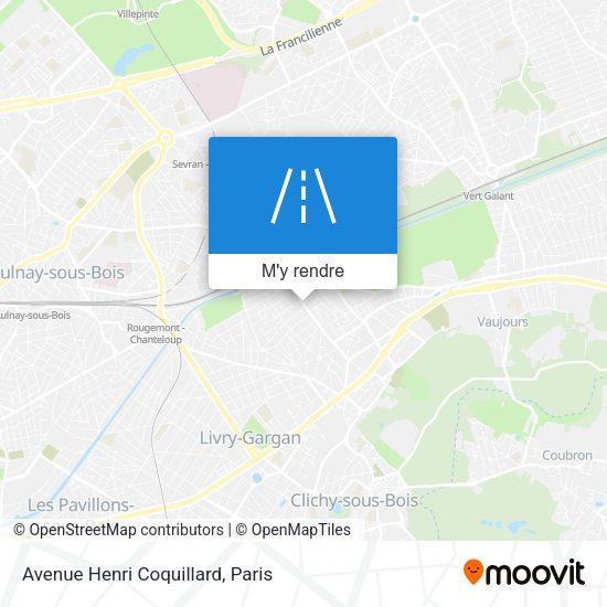 Avenue Henri Coquillard plan