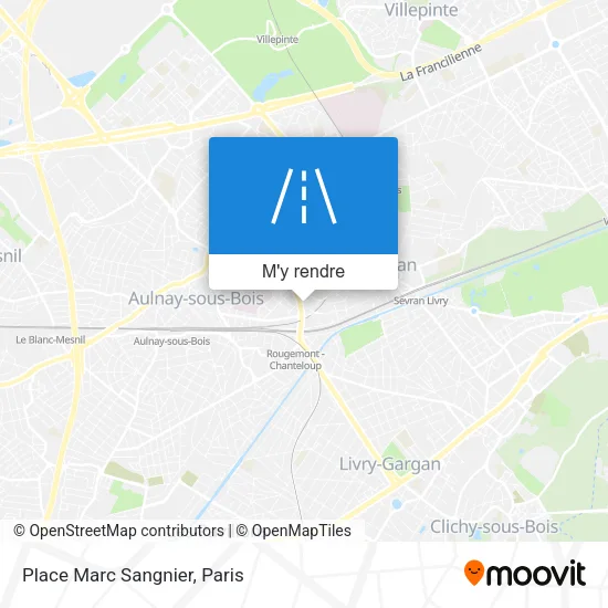 Place Marc Sangnier plan