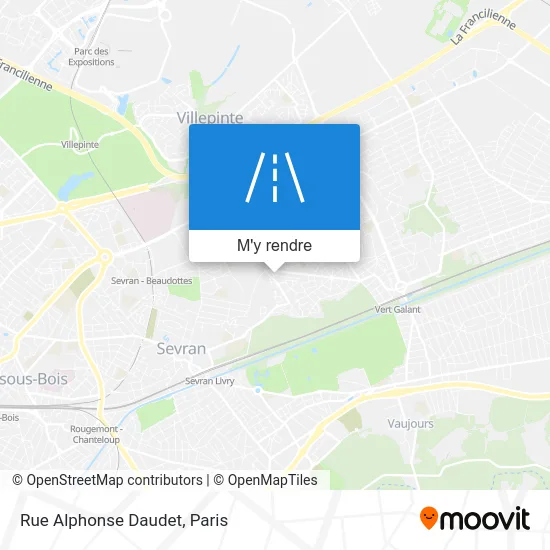 Rue Alphonse Daudet plan