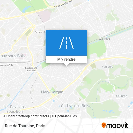 Rue de Touraine plan