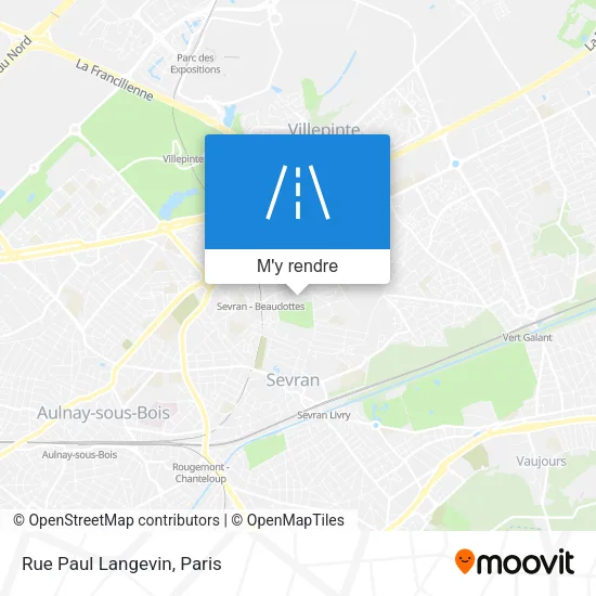 Rue Paul Langevin plan