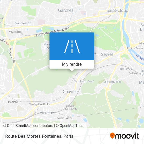 Route Des Mortes Fontaines plan