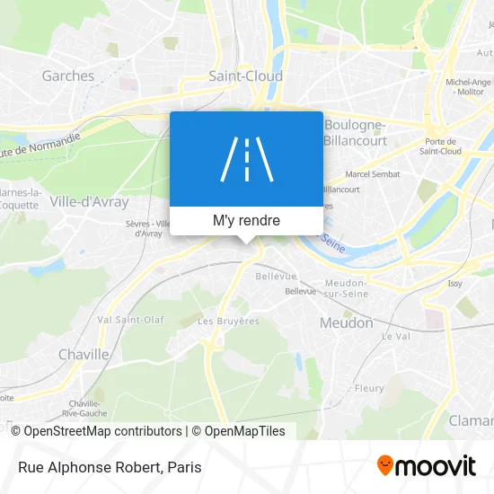 Rue Alphonse Robert plan