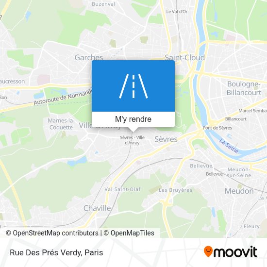Rue Des Prés Verdy plan