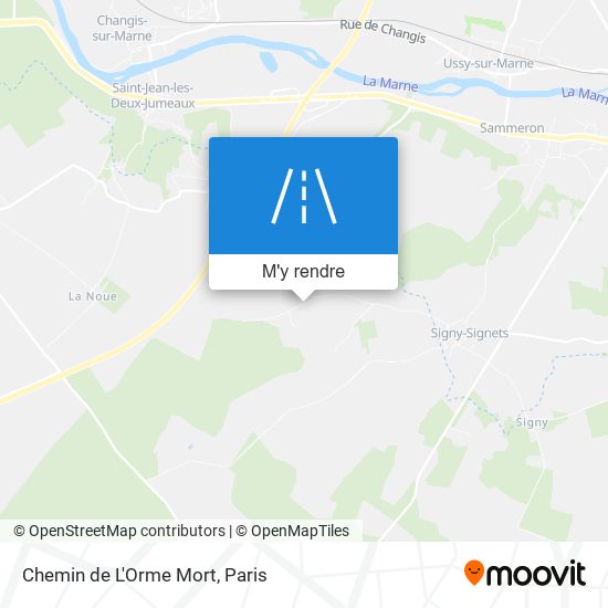 Chemin De L'Orme Mort plan