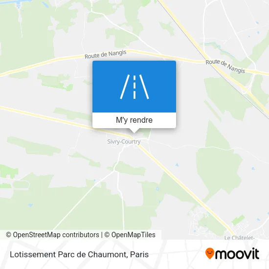 Lotissement Parc de Chaumont plan