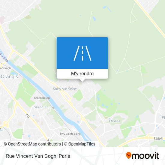 Rue Vincent Van Gogh plan