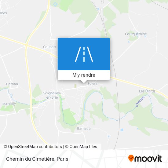 Chemin du Cimetière plan