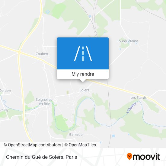 Chemin du Gué de Solers plan