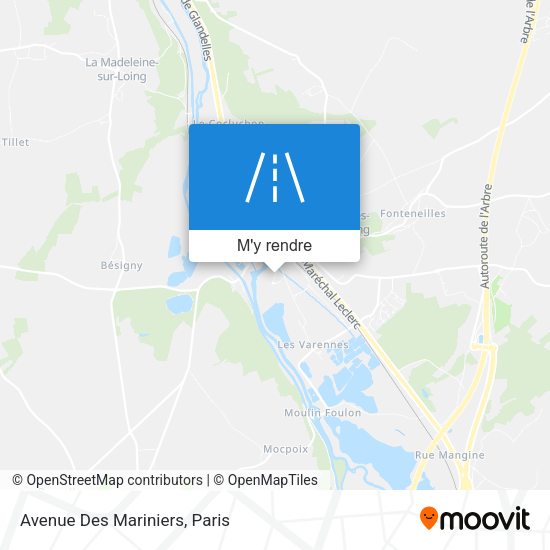 Avenue Des Mariniers plan