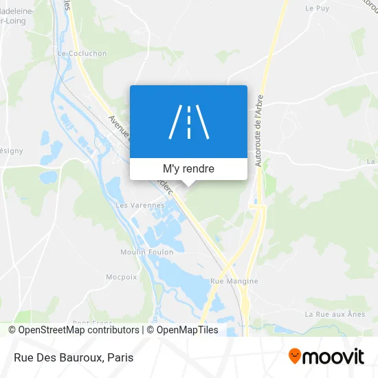 Rue Des Bauroux plan