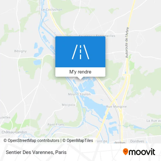 Sentier Des Varennes plan