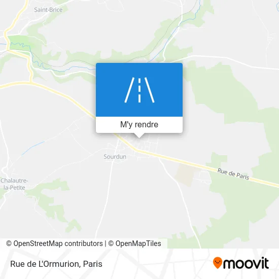 Rue de L'Ormurion plan