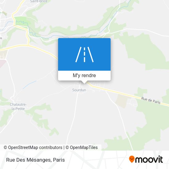 Rue Des Mésanges plan
