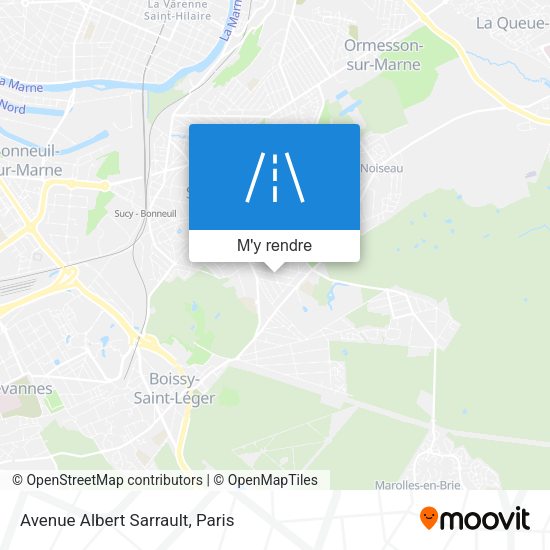 Avenue Albert Sarrault plan