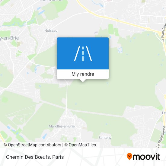 Chemin Des Bœufs plan