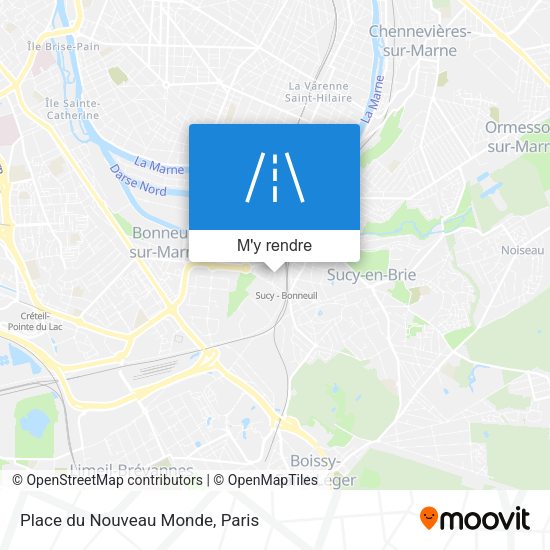 Place du Nouveau Monde plan