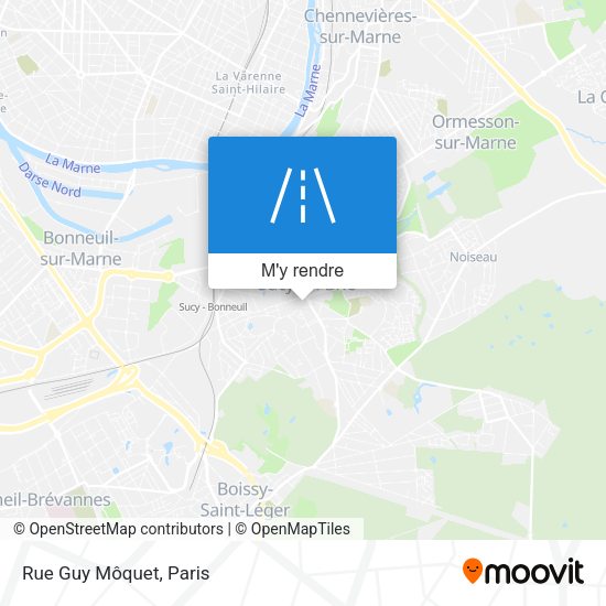 Rue Guy Môquet plan