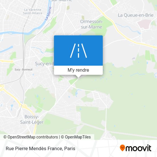 Rue Pierre Mendès France plan