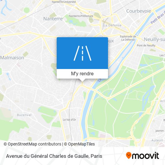 Avenue du Général Charles de Gaulle plan