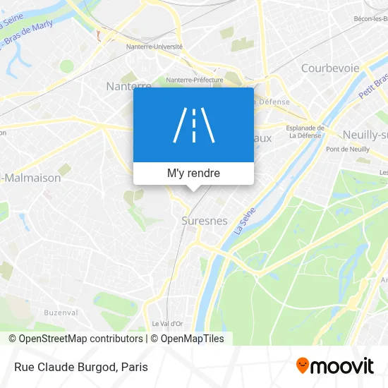 Rue Claude Burgod plan