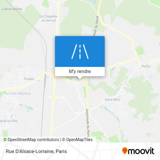 Rue D'Alsace-Lorraine plan