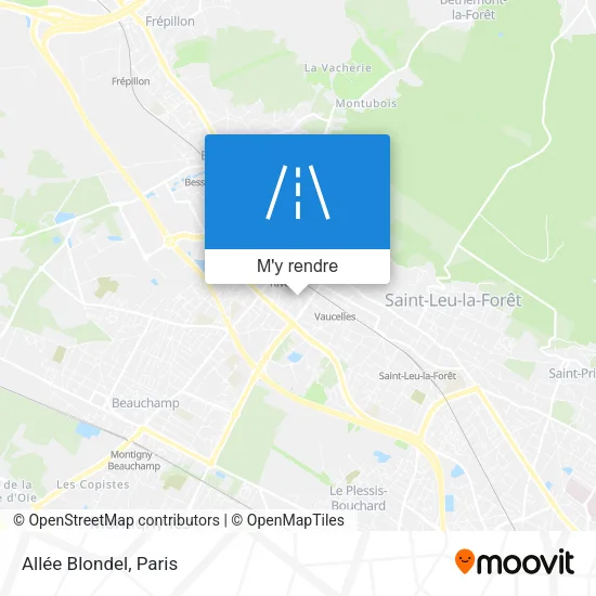 Allée Blondel plan