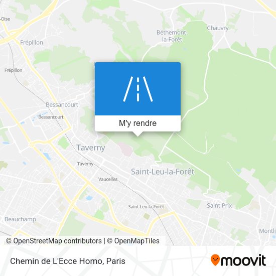 Chemin de L'Ecce Homo plan