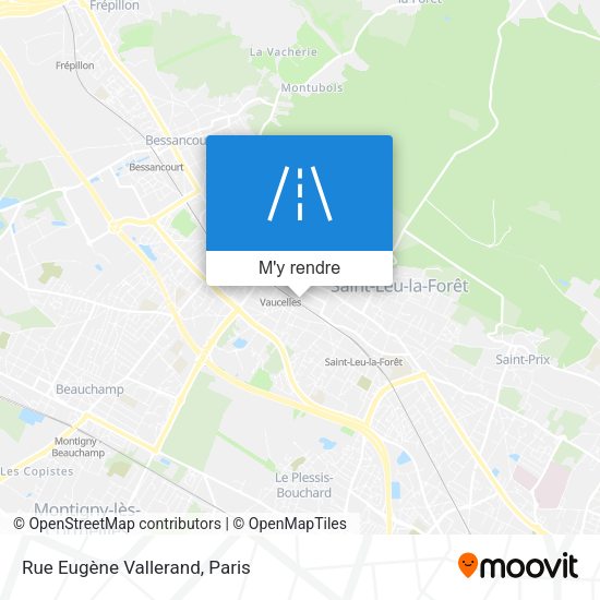Rue Eugène Vallerand plan