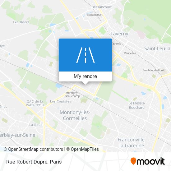 Rue Robert Dupré plan