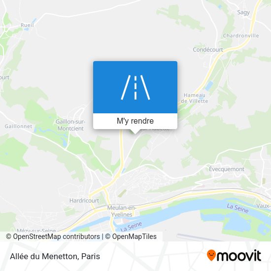 Allée du Menetton plan